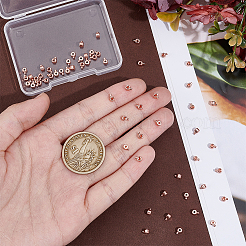 60шт латунные обжимные бусины&nbsp;KK-PH0013-83