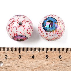 Печать и УФ-покрытие непрозрачными акриловыми бусинами&nbsp;OACR-Z035-07