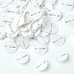 80 шт. пластиковая основа для броши&nbsp;KY-SC0002-39B