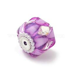 Прозрачные акриловые бусины&nbsp;CLAY-NH0003-04S-04