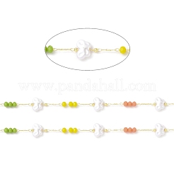 Цепочка из экологически чистого латунного троса ручной работы&nbsp;CHC-E023-22G