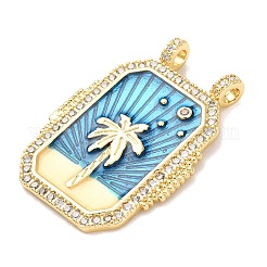 Латунные микро проложить кубического циркония подвески&nbsp;KK-K408-72G-01