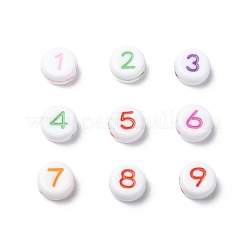 Непрозрачные акриловые бусины &nbsp;X-SACR-Q100-M034