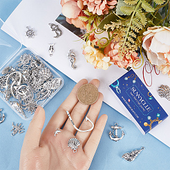 72 шт. 12 стиля подвески из сплава в тибетском стиле&nbsp;FIND-SC0007-72