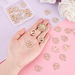 30 шт. подвески из цинкового сплава со стразами&nbsp;RB-PH0001-20