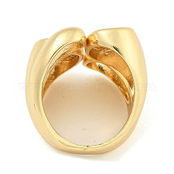 Регулируемые кольца из латуни с прозрачным фианитом&nbsp;RJEW-L121-022G