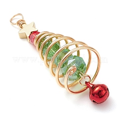 Подвески из латуни и стекла&nbsp;PALLOY-JF02991-03