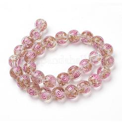 Ручной золотой песок бусины бисер нитей&nbsp;LAMP-L072-G10