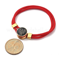 Созвездие нейлоновые шнуры многорядные браслеты&nbsp;BJEW-U016-01B-05