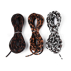 5 м плоская двойная косая бейка из искусственной кожи с леопардовым принтом&nbsp;LC-N006-03A