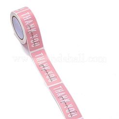 Розовый прямоугольник бумаги спасибо наклейки&nbsp;LS-DIY-C042-07B