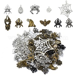 40 шт. 4-х цветные подвески из сплава на тему Хэллоуина&nbsp;FIND-YW0006-35