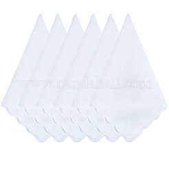 6 шт. хлопковый носовой платок&nbsp;AJEW-CP0010-01