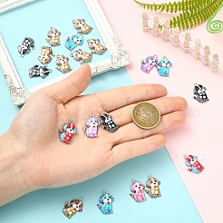 20 шт. эмалевые подвески из сплава&nbsp;ENAM-YW0006-63