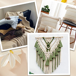 Лента с кисточками из полиэстера&nbsp;OCOR-WH20003-55B