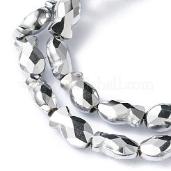 Стеклянные бусины с гальваническим покрытием &nbsp;EGLA-F157-FP02