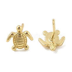 Латунь серьги&nbsp;EJEW-R016-26G-04