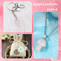 10шт подвески из натурального розового кварца&nbsp;G-UN0001-18A