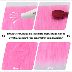 Ткань из квадратов из искусственного меха&nbsp;BJEW-WH0515-11D