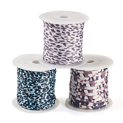 2 рулон 2-х цветный плоский эластичный шнур из полиэстера&nbsp;EC-TA0001-05