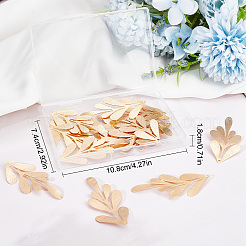 Латунные большие кулоны&nbsp;KK-SC0003-30