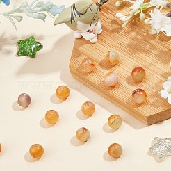 Натуральный красный агат бисер нитей&nbsp;G-AR0003-48