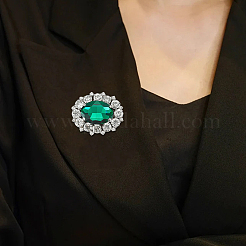 2 пара съемных украшений для обуви из стразов&nbsp;DIY-AR0004-51B