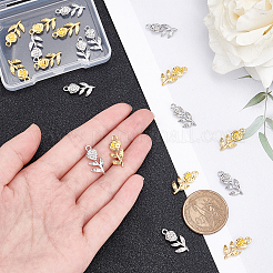 20шт 2 цвета латунные подвески&nbsp;KK-AR0002-20