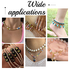 600 шт. латунные круглые распорные бусины для стойки&nbsp;KK-PH0005-84