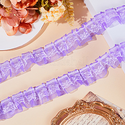 12.5 ярд двухслойной кружевной отделки из полиэстера&nbsp;OCOR-GF0003-11D