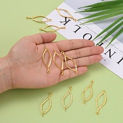 Овальные соединители из сплава в тибетском стиле&nbsp;X-TIBEP-A10954-G-FF