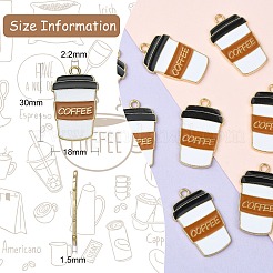 Подвески из эмали и сплава&nbsp;ENAM-CJC0002-32G