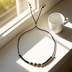 Минималистичные слайдер-браслеты из стеклянных и сплавных бусин для женщин&nbsp;SD4313