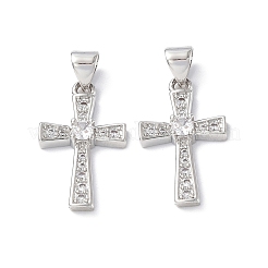 Экологически чистые подвески из латуни с микропаве из кубического циркония&nbsp;KK-F845-30P