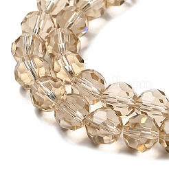 Прозрачные стеклянные бусины&nbsp;LS-EGLA-A035-T10mm-D22