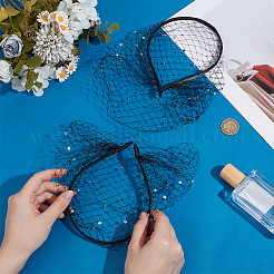 Полиэстер стразы резинки для волос с когтями&nbsp;PHAR-WH0020-06A