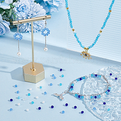 12 нить нити стеклянных бусин 6 цветов&nbsp;EGLA-GO0001-07A