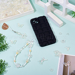 182шт 100г прозрачные акриловые бусины&nbsp;OACR-TA0003-66A