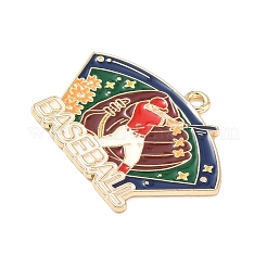 Подвески из спортивного сплава с эмалью&nbsp;ENAM-I074-01G-05