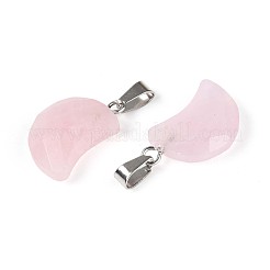 Природного розового кварца подвески&nbsp;G-N349-02I-P