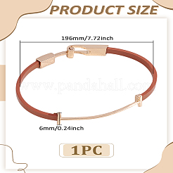 1шт браслеты из искусственной кожи для женщин&nbsp;BJEW-LP0003-49A