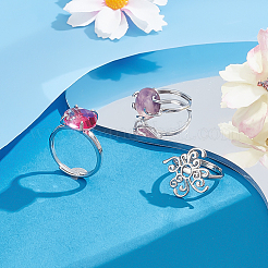 3 шт. 3 стиля регулируемых латунных колец&nbsp;FIND-PH0025-87