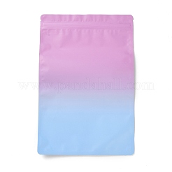 Двухцветные прямоугольные пластиковые подарочные пакеты с замком-молнией&nbsp;OPP-B006-01A-02