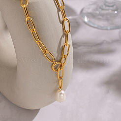 Минималистичное колье-лариата с подвеской в форме буквы Y из натурального пресноводного жемчуга&nbsp;EE6125