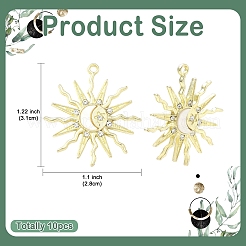 Подвески из сплава 10шт&nbsp;FIND-YW0011-26G