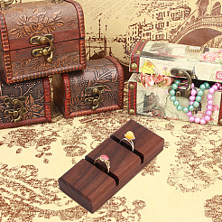 Кольцевые дисплеи из орехового дерева с 2 слотом&nbsp;RDIS-WH0001-32A