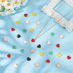 Подвески из эмали из сплава 120 шт.&nbsp;ENAM-ME0001-14