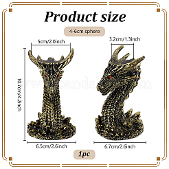 Держатели хрустальных шаров из смолы&nbsp;ODIS-WH0038-228B