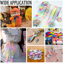 Полиэстер Grosgrain ленты&nbsp;OCOR-WH0105-090B