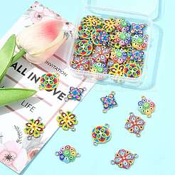 40 шт. 10 стиля подвесок-соединителей из сплава&nbsp;ENAM-FS0003-61